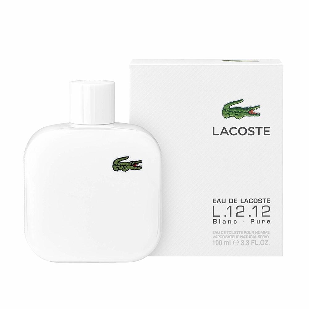 Lacoste white men edt