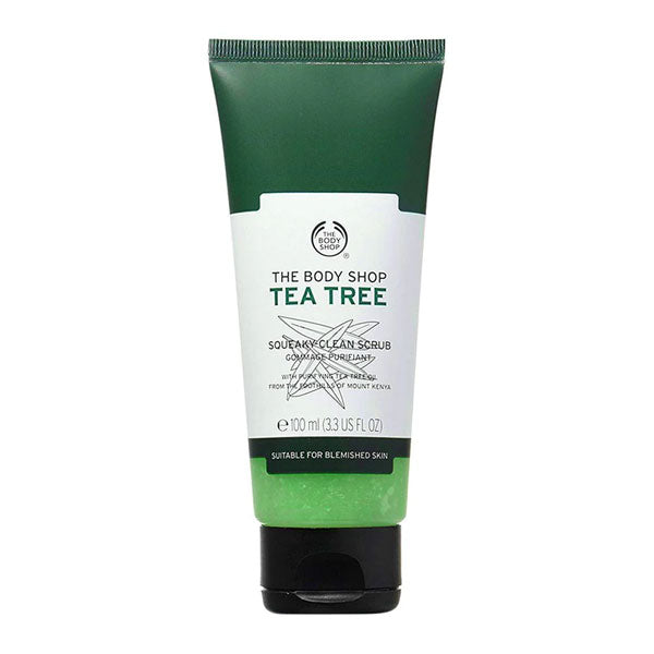 Tea tree squeaky clean scrub