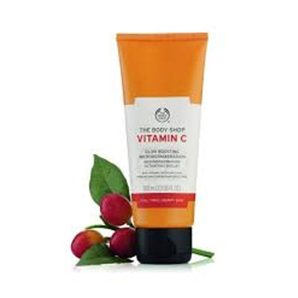 Vitamin c glow boosting microdermabrasion