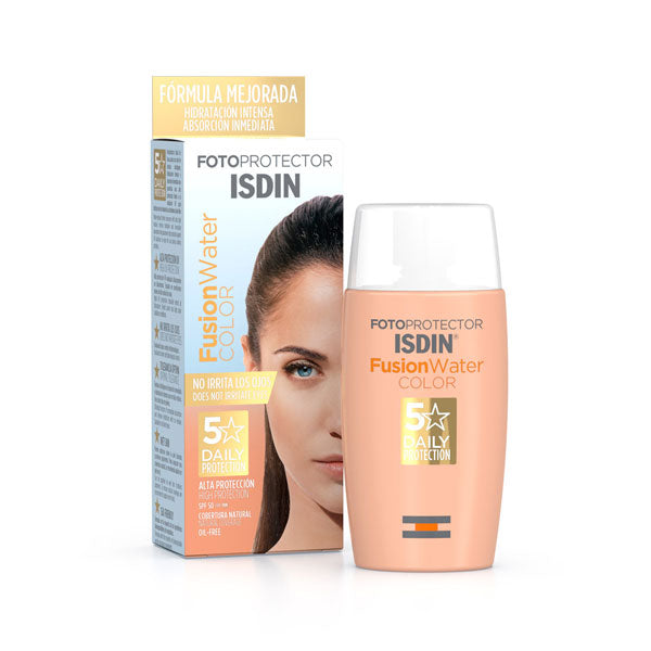 fotoprotector fusion water color tinted spf50