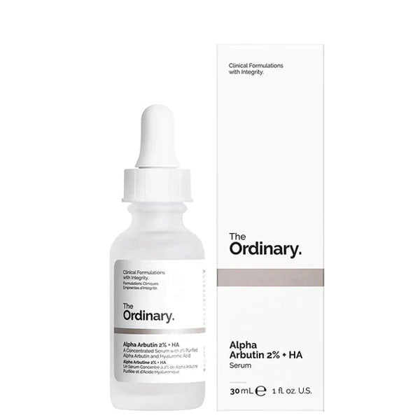 The ordinary alpha arbutin 2% + ha