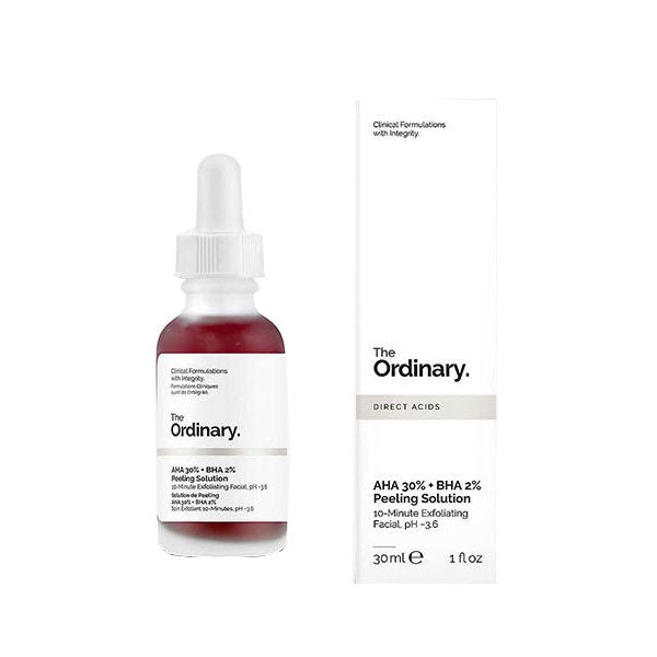 The ordinary aha 30% + bha 2% peeling solution