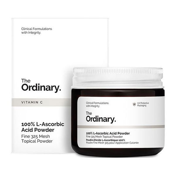 The ordinary 100% l-ascorbic acid powder fine 325 mesh topical powder w/ vitamin c 20GM