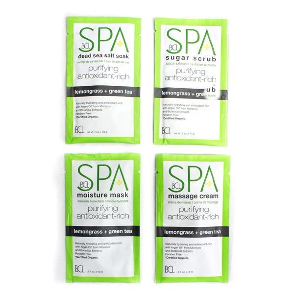Bcl spa lemongrass & green tea sachet pack 4pcs