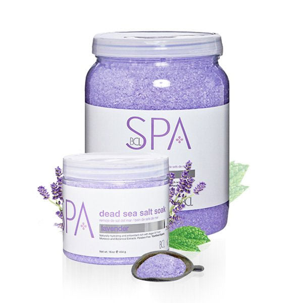 Bcl spa lavender & mint sea salt soak 454gm