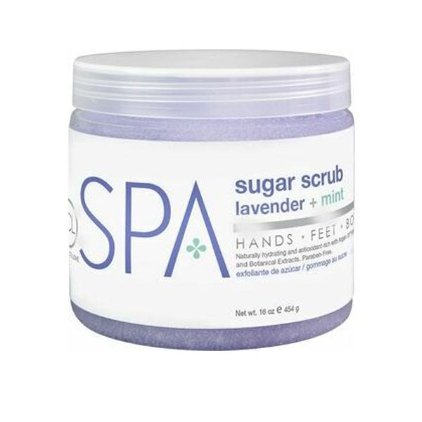 Bcl spa lavender & mint sugar scrub 454gm
