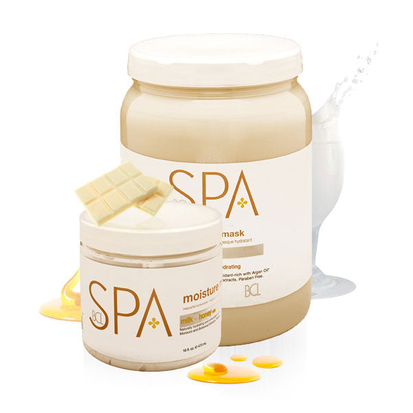 Bcl spa milk & honey with chocolate massage cream 473gm