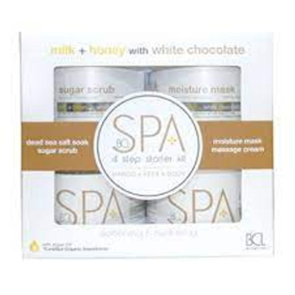 Bcl spa milk & honey with chocolate starter kit