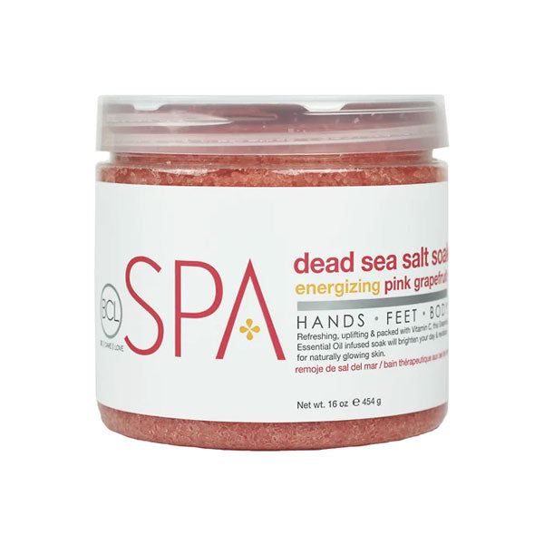 Bcl spa pink & grapefruit sea salt soak 454gm