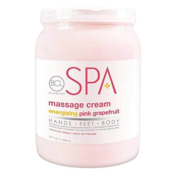 Bcl spa pink & grapefruit massage cream 473gm