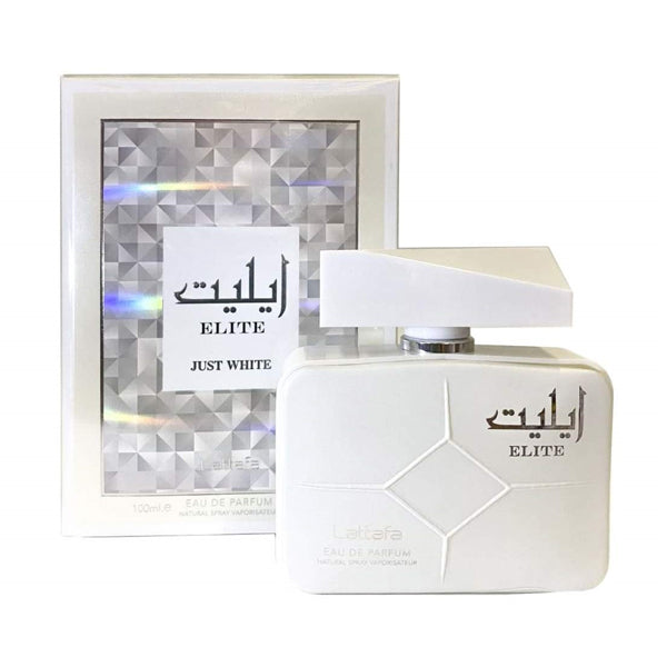 Elite Just White Eau de Parfum By Lattafa