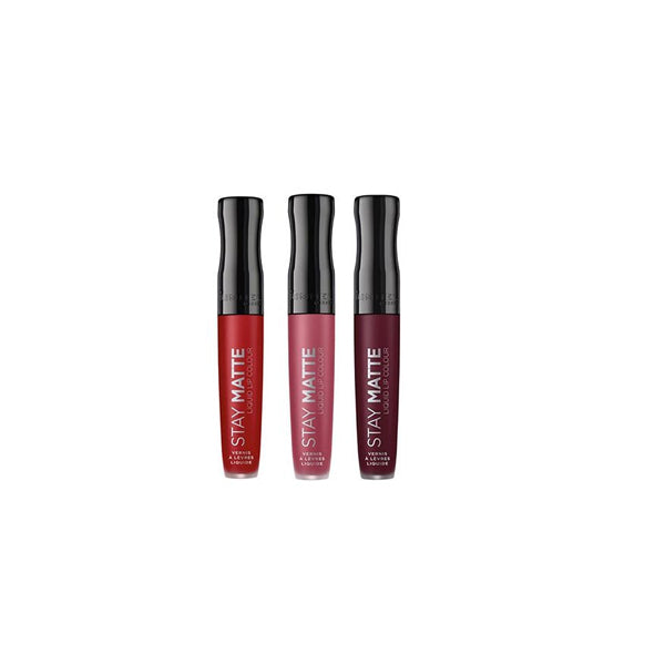 Rimmel london stay matte liquid lip colour 3 shades pack