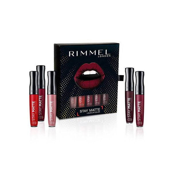 Rimmel london stay matte liquid lip colour 5 shades pack