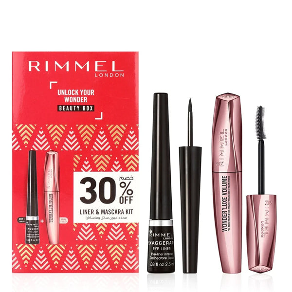 Rimmel london unlock your wonder - liner and mascara kit