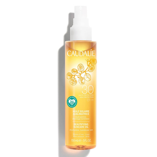 Caudalie beautifying suncare oil high protection 30spf