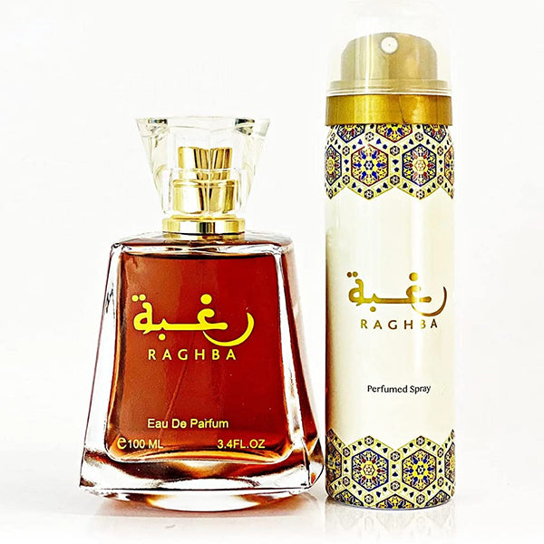 Raghba Lattafa unisex with spray