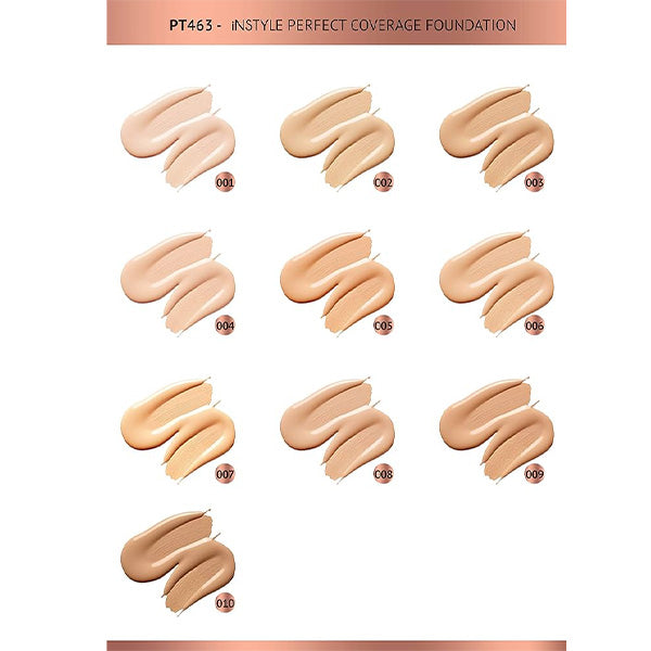 Topface Instyle Perfect Coverage Foundation Pt463 008