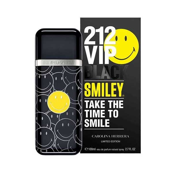 Carolina Herrera 212 VIP Black Smiley