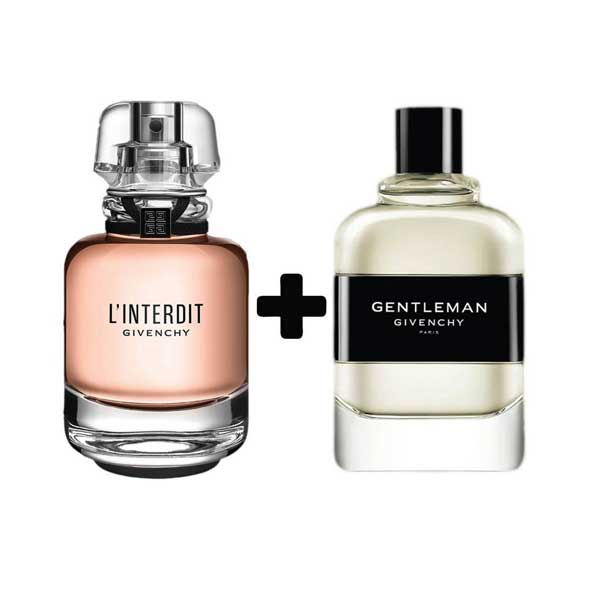 Givenchy L’Interdit EDP for Women 80ML + Givenchy Gentleman EDT Spray